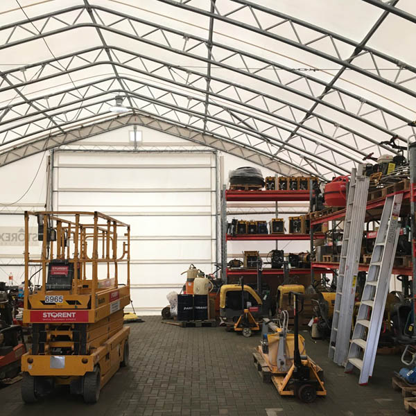 Storage tents – warehouses